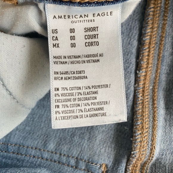 AMERICAN EAGLE hi rise jegging size 00 (3) - Picture 8 of 11